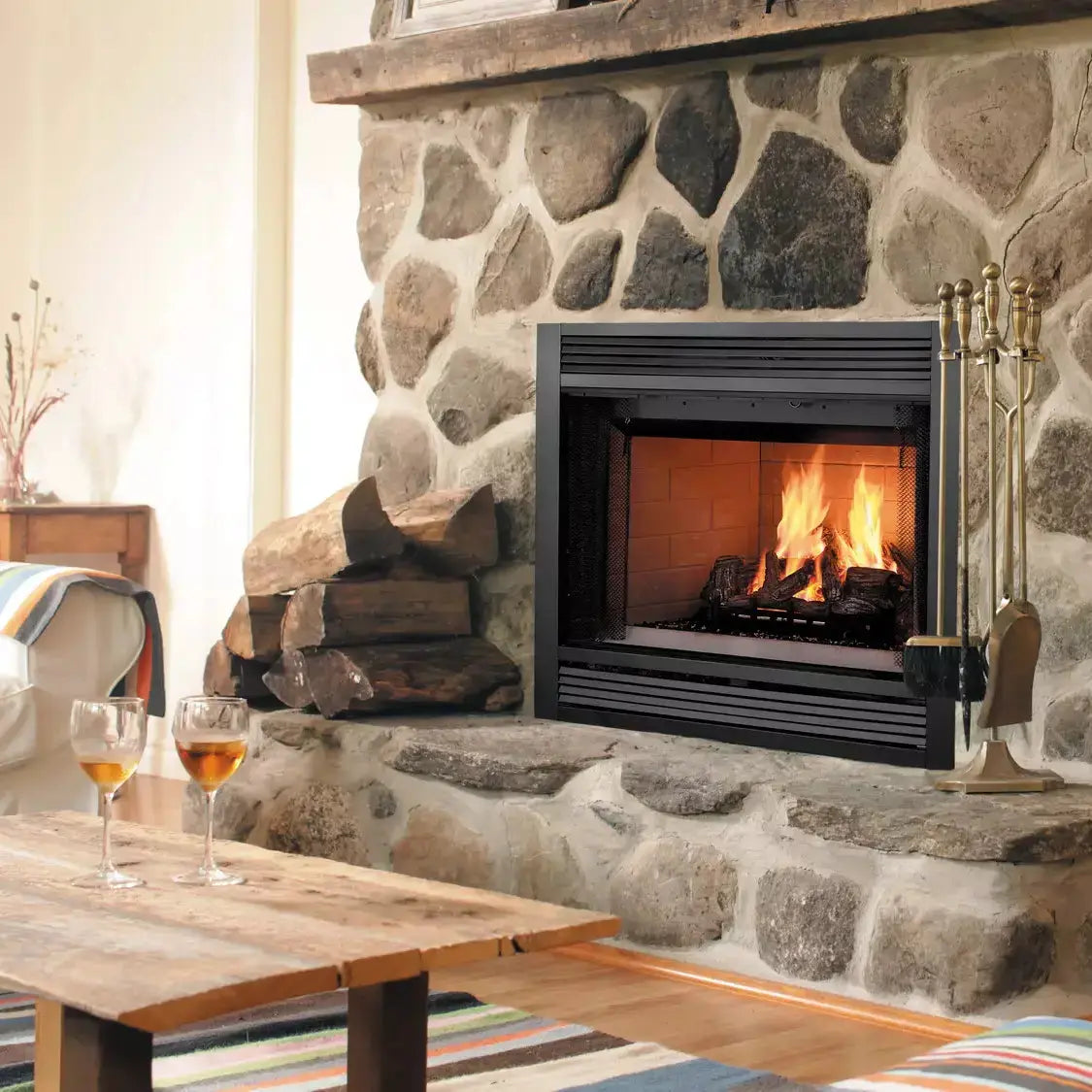 Majestic Sovereign 42" Radiant Wood Burning Fireplace | Classic Elegant Design | SA42C