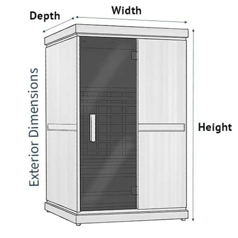 Finnmark 2-Person Full-Spectrum Home Infrared Sauna FD-2 | AQVINA World