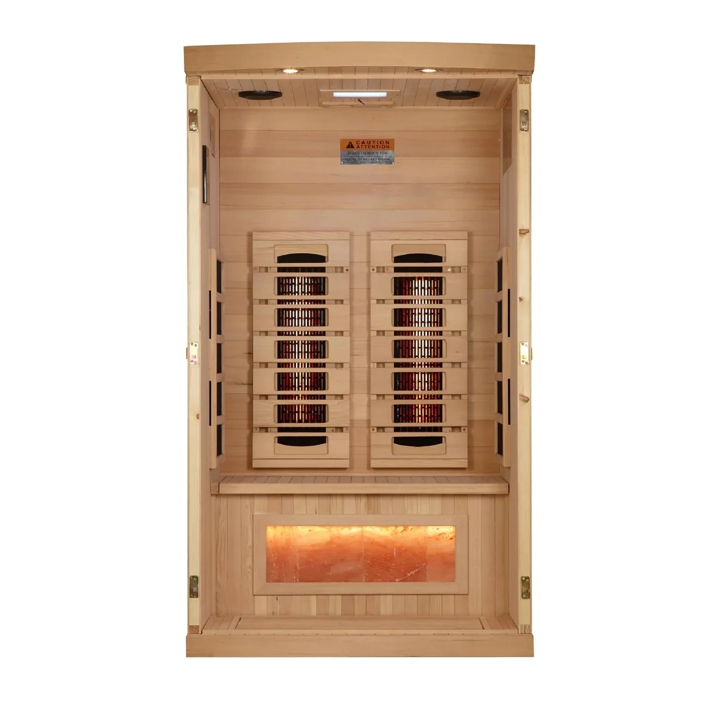 Golden Designs 1-2 Person "Reserve Edition" FS Himalayan Salt Bar (Hemlock) | Model: GDI-8010-03