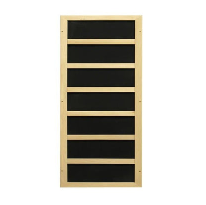 Golden Designs 4-Person Full Spectrum PureTech™ Near Zero EMF Infrared Sauna with Himalayan Salt Bar | Model: GDI-8040-03