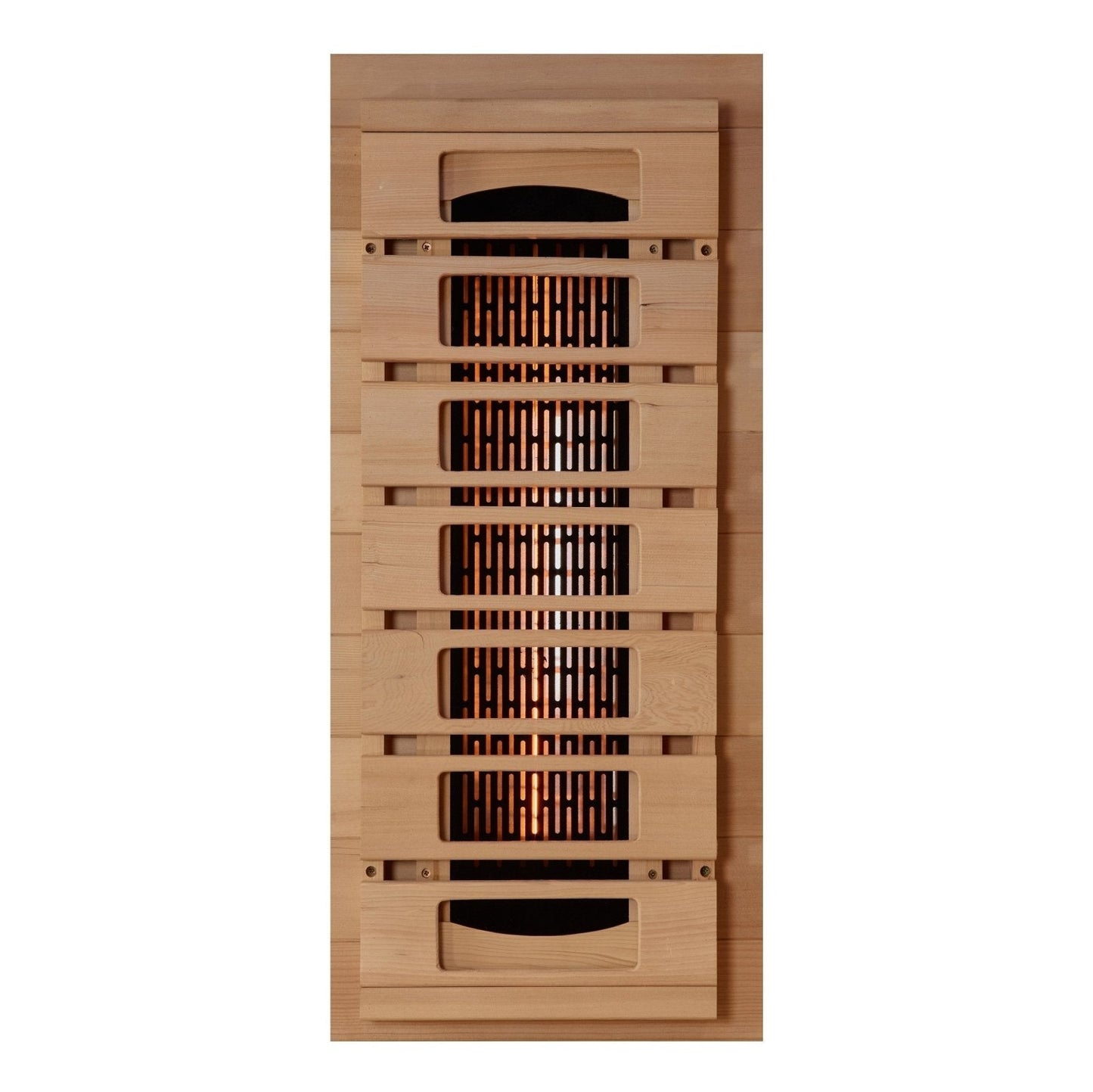 Golden Designs 4-Person Full Spectrum PureTech™ Near Zero EMF Infrared Sauna with Himalayan Salt Bar | Model: GDI-8040-03