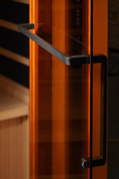 Golden Designs 4-Person Full Spectrum PureTech™ Near Zero EMF Infrared Sauna with Himalayan Salt Bar | Model: GDI-8040-03
