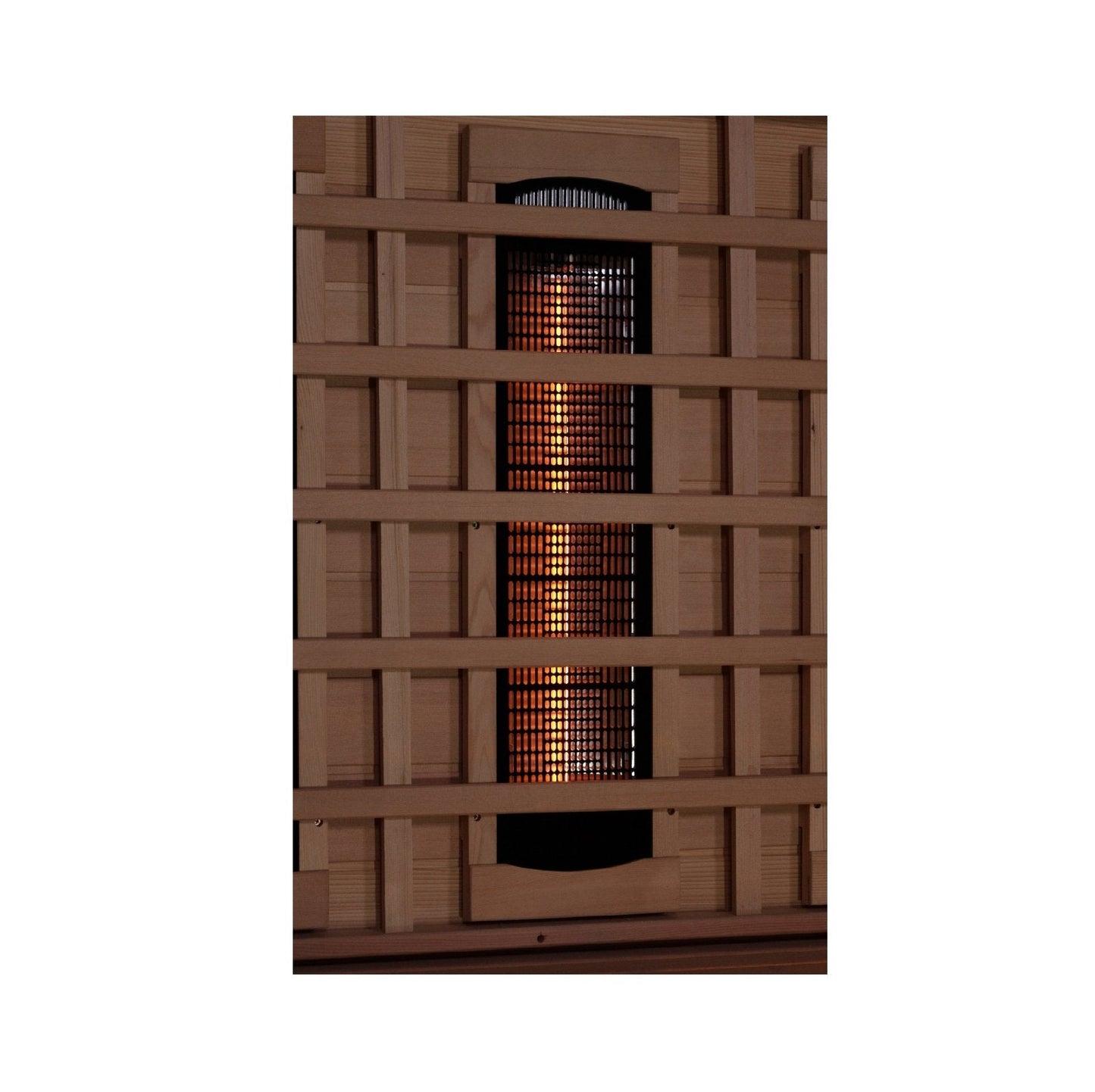 Golden Designs 3-Person Full Spectrum PureTech™ Near Zero EMF Infrared Sauna with Himalayan Salt Bar | Model: GDI-8230-01