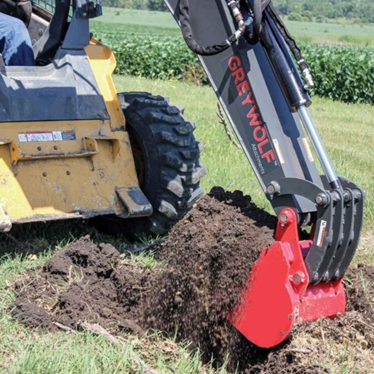 GreyWolf Skid Steer Backhoe
