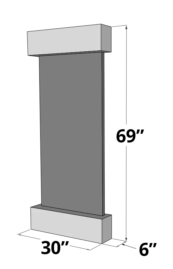 Adagio Inspiration Falls Indoor Wall-Mounted Water Fountain (AWF-IFS3740)