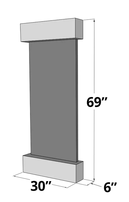 Adagio Inspiration Falls Indoor Wall-Mounted Water Fountain (AWF-IFS3740)