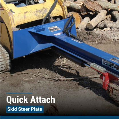 Iron And Oak 24 Ton Skid Steer Mount Log Splitter