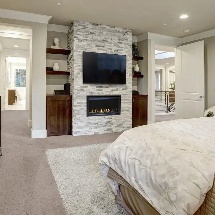 Majestic Jade 42" Linear Direct Vent Gas Fireplace | 23,500 BTU | IntelliFire Touch | JADE42IN-B