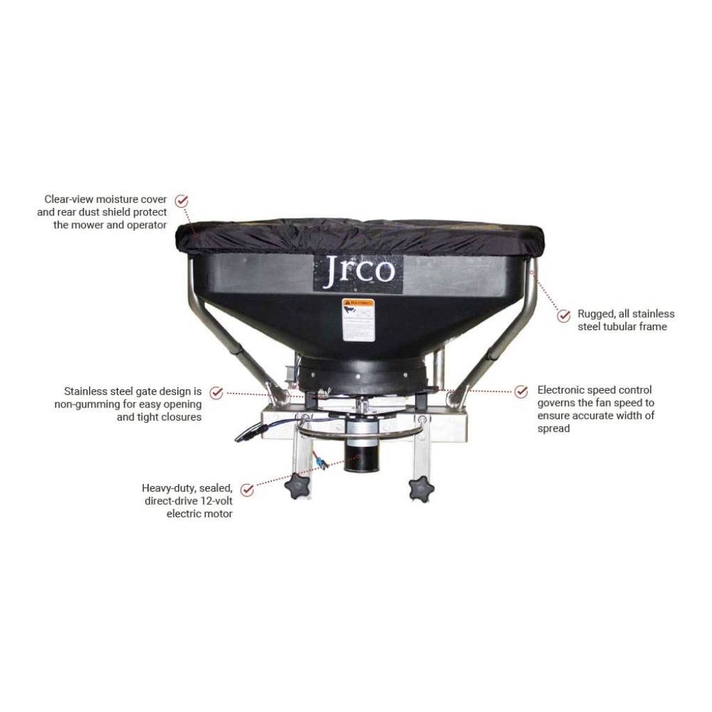 Jrco 504 Electric Broadcast Spreader With Cable Control