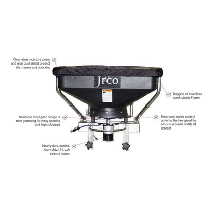 Jrco 504 Electric Broadcast Spreader With Cable Control
