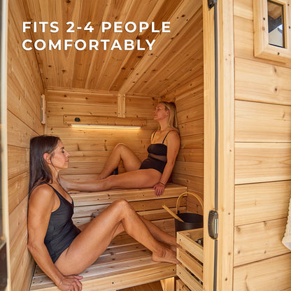 Henley Outdoor Cabin Sauna – 2-4 Person