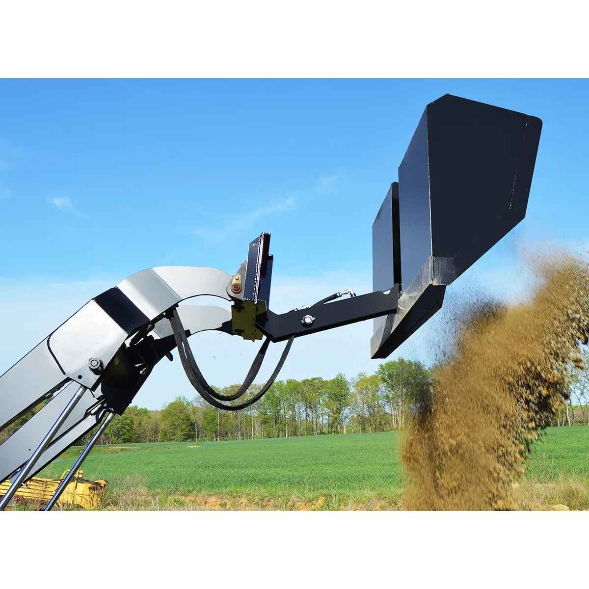 Loflin Mini Skid Steer Front Dump Bucket