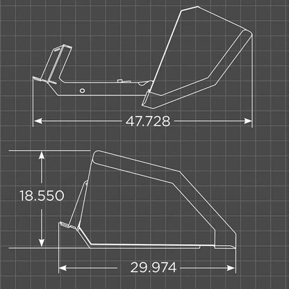 Loflin Mini Skid Steer Front Dump Bucket
