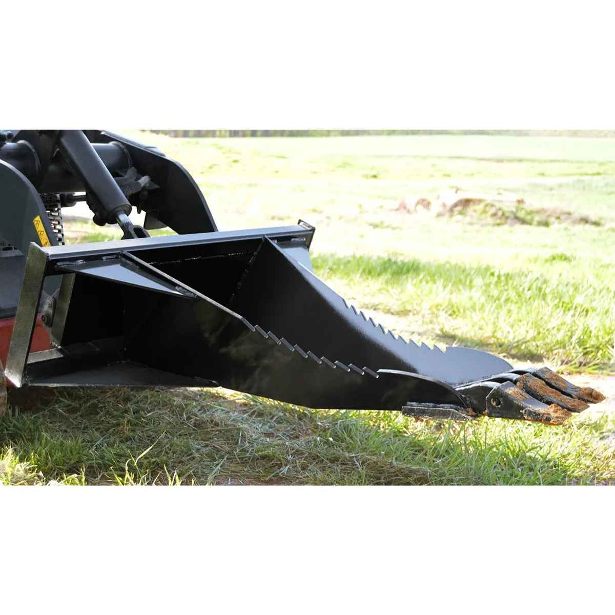 Loflin Mini Skid Steer Stump Bucket
