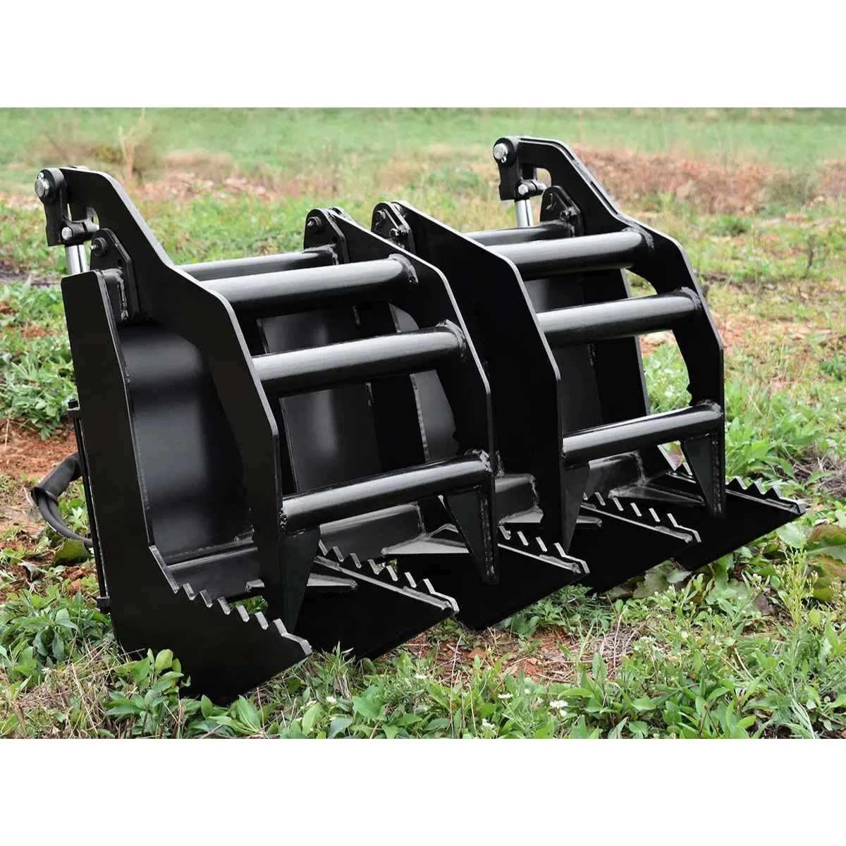 Loflin Mini Skid Steer Vertical Root Grapple