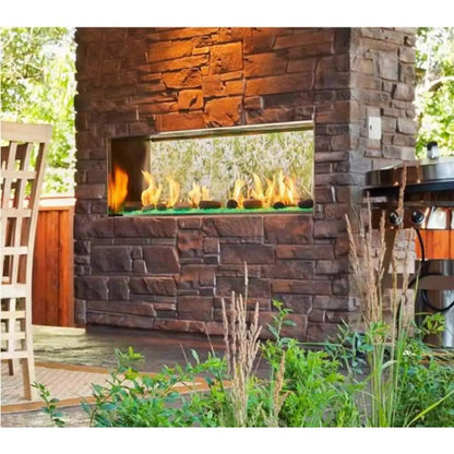 Majestic Lanai 51" Linear Gas Fireplace | 55,000 BTU | IntelliFire Touch | ODLANAIGST-48
