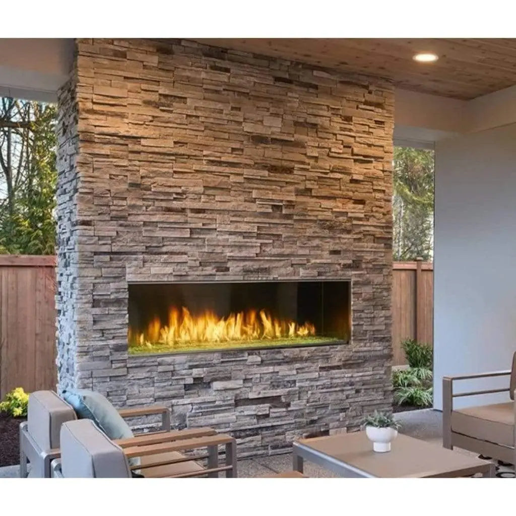 Majestic Lanai 48" Outdoor Gas Fireplace | 55,000 BTU | IntelliFire | ODLANAIG-48