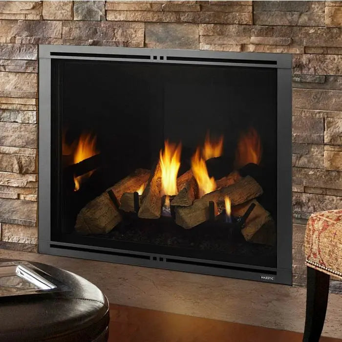 Majestic Marquis II 36" Direct Vent Gas Fireplace | 44,000 BTU | IntelliFire Touch | MARQ36IN-B