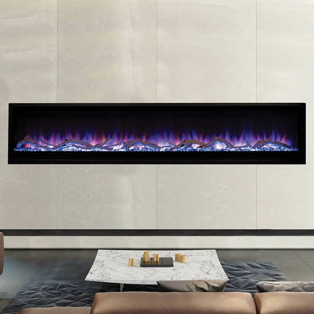 Superior Electric Fireplace ERL3000 Built-In Driftwood Logs Smoked Crystal Embers ER3000