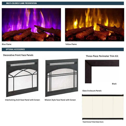 Superior Electric Fireplace 33-Inch ERT3033