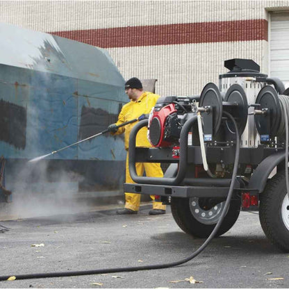 Northstar Gas Hot Water Commercial Pressure Washer Skid 4000 PSI 4.0 GPM Honda Engine
