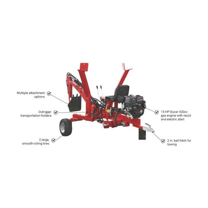 NorTrac Towable Backhoe Trencher