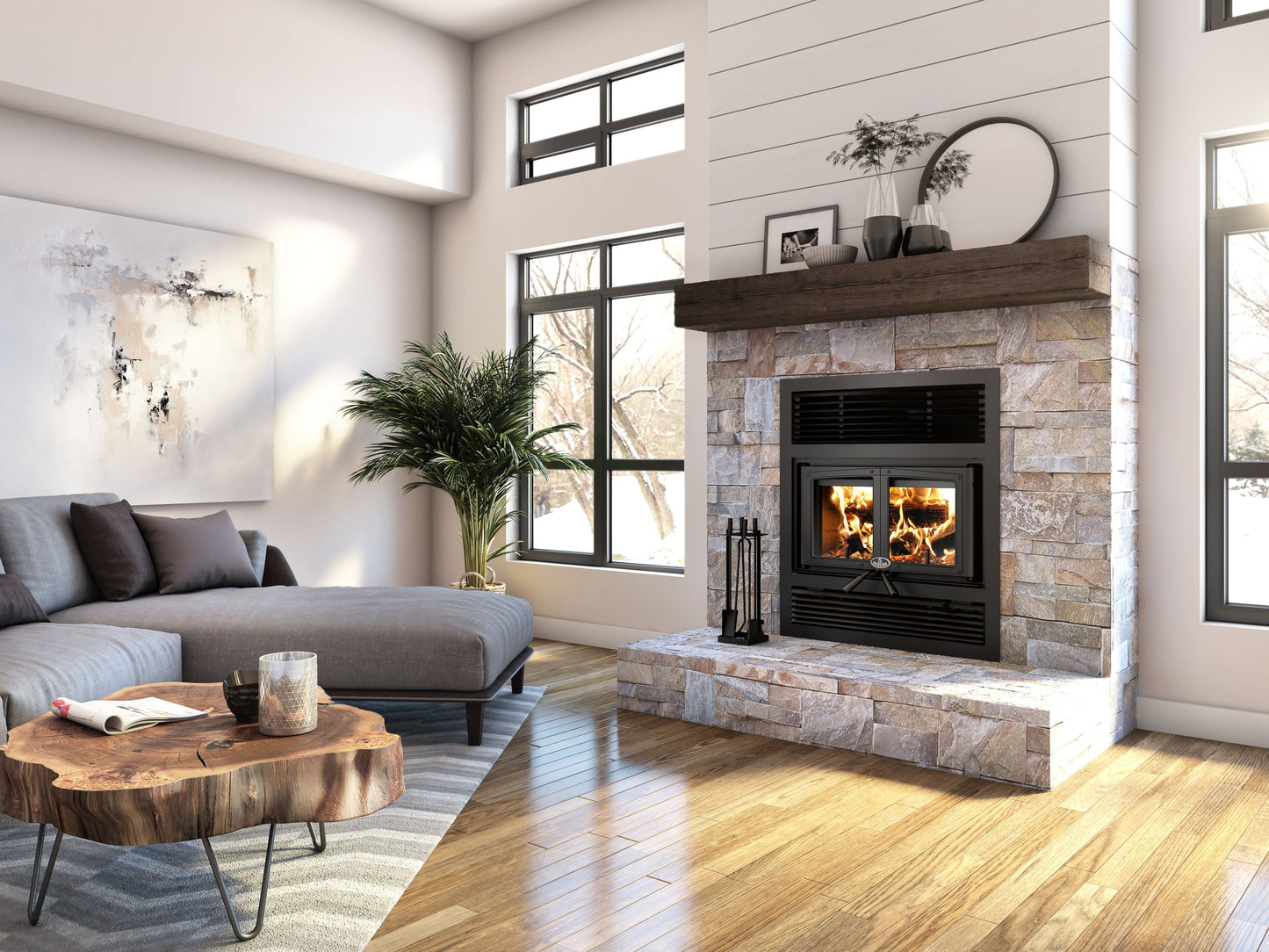Osburn Everest lll Wood Fireplace - OB04017