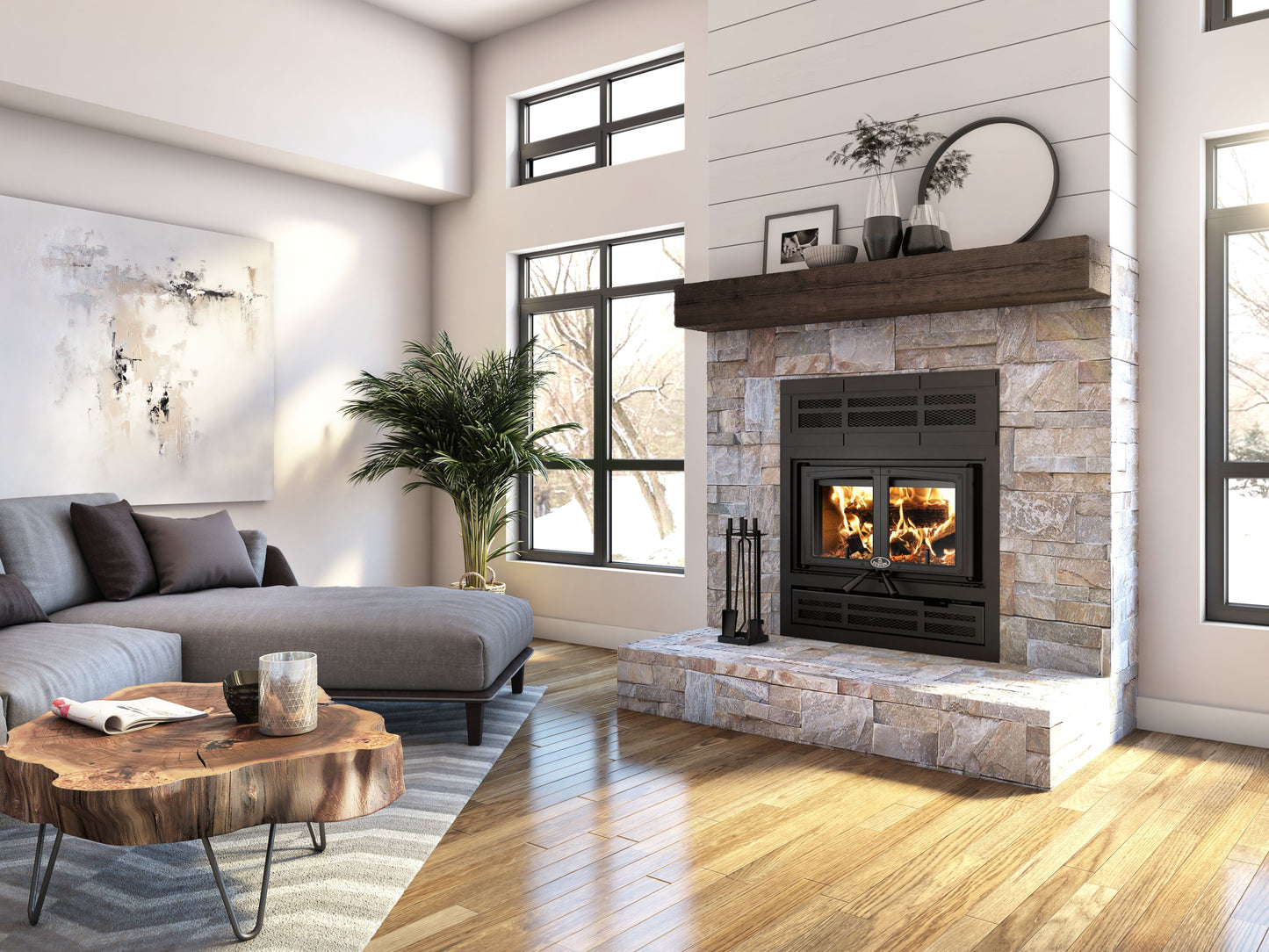 Osburn Everest lll Wood Fireplace - OB04017