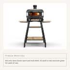 Dome Propane Outdoor Pizza Oven in Off-Black