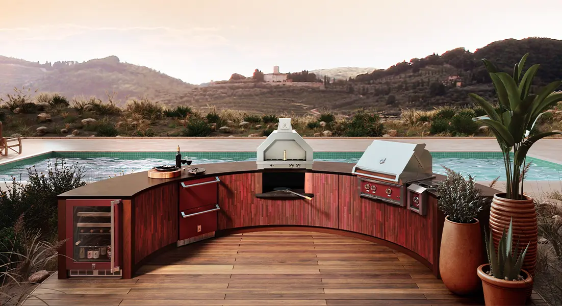 Campania Pizza Oven With Dual Burner - AGPO33