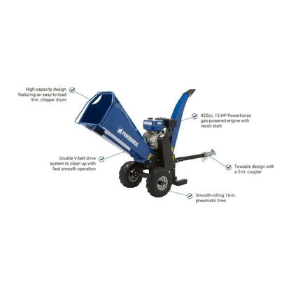 Powerhorse 420cc Wood Chipper