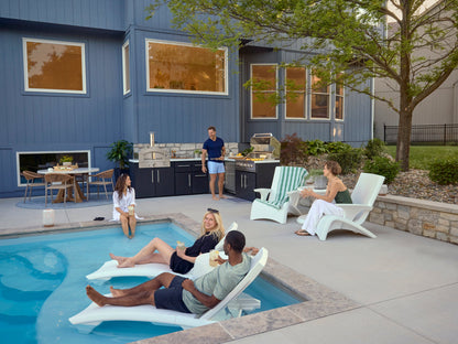 Emory | Corner Outdoor Kitchen Island with Built-In Grill & Pizza Oven