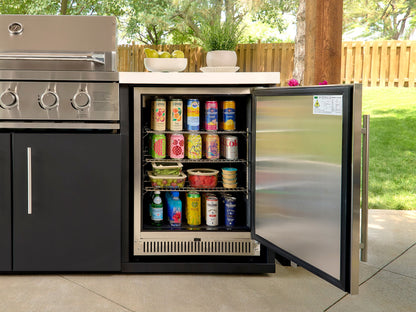 Emory | 12-Foot Outdoor Kitchen Island with Built-In Grill & Pizza Oven