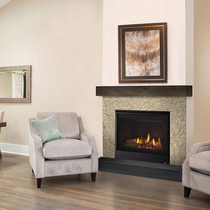 Majestic 36" Quartz Platinum Direct Vent Gas Fireplace