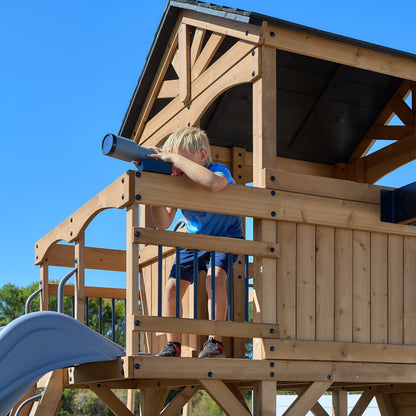 Dover Bay Swing Set with Tube Slide