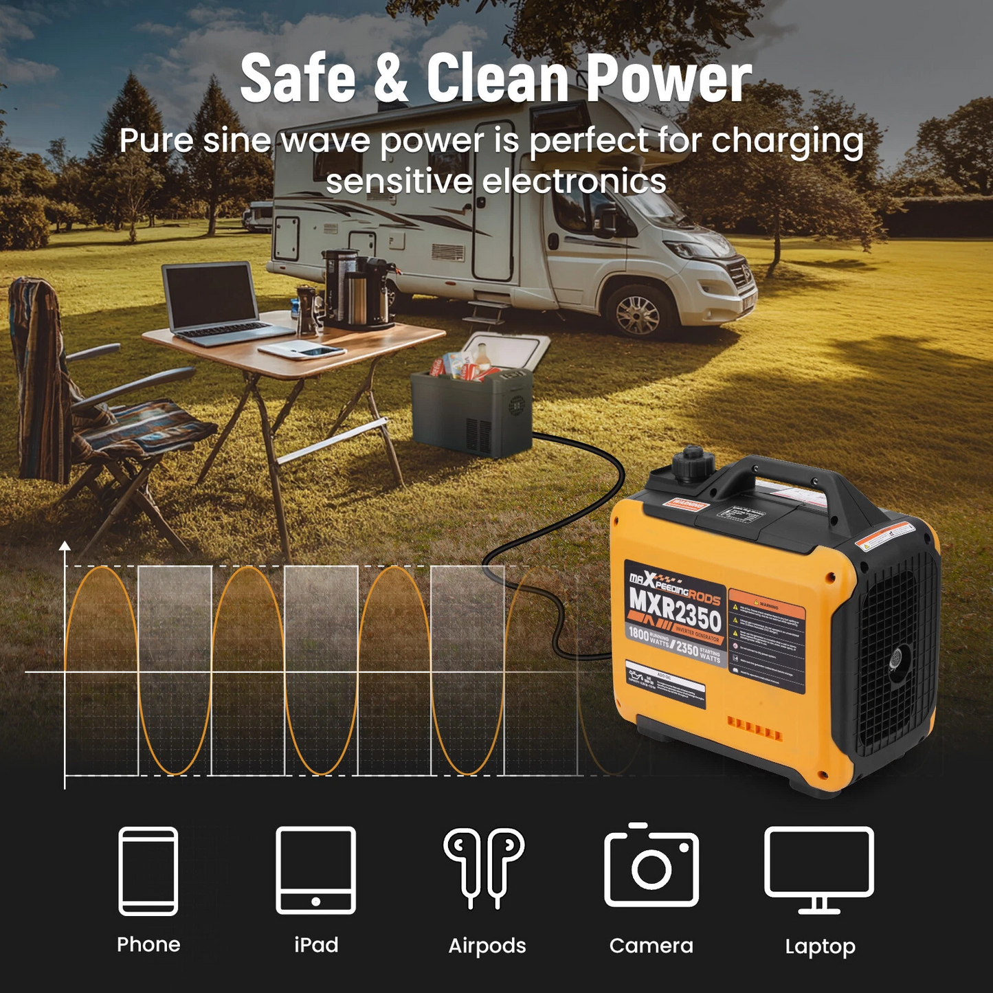 Inverter Generator Portable 2300W 2850W 3500W 4000W 5500W maXpeedingrods