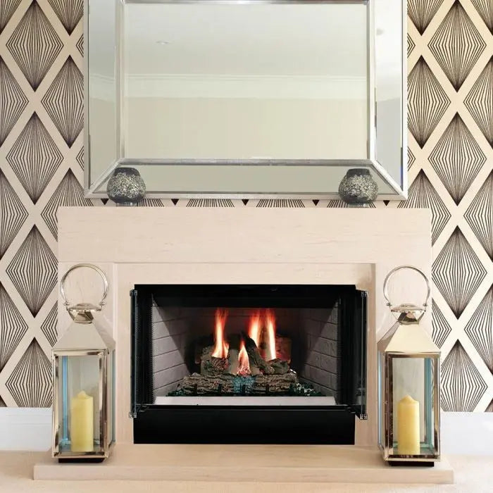 Majestic Sovereign 36" Heat Circulating Wood Burning Fireplace | Radiant Heat Design | SA36C