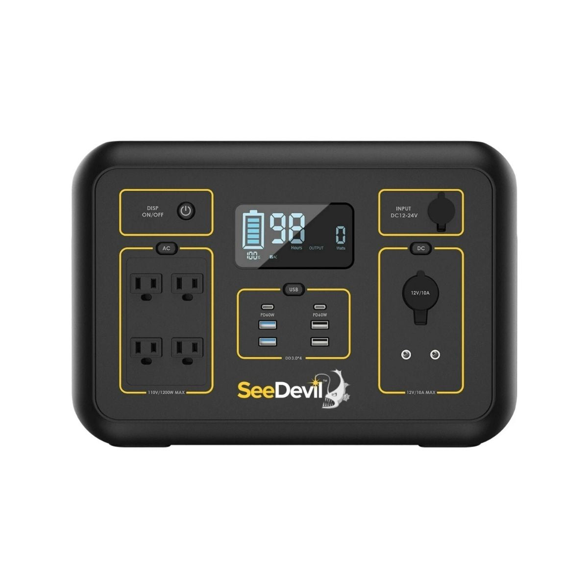 SeeDevil 1200 Watt Portable Power Station