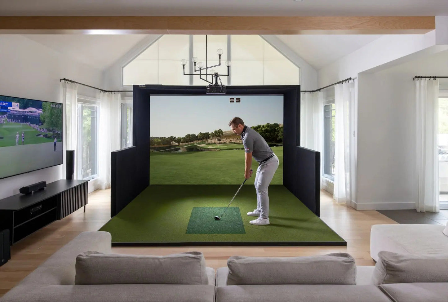 SimBooth - Booth 1 Golf Simulator Enclosure | AQVINA