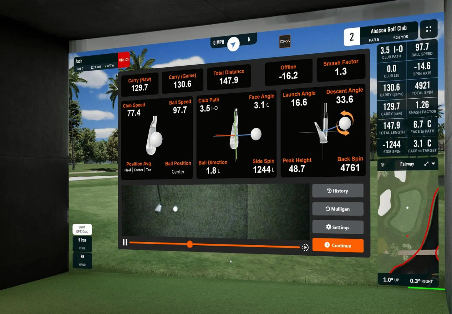 SimBooth - Booth 1 Golf Simulator Enclosure | AQVINA