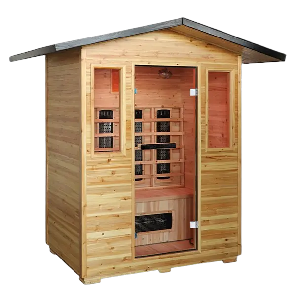 Cal Saunas Solara Outdoor 3-Person Infrared Sauna | AQVINA World