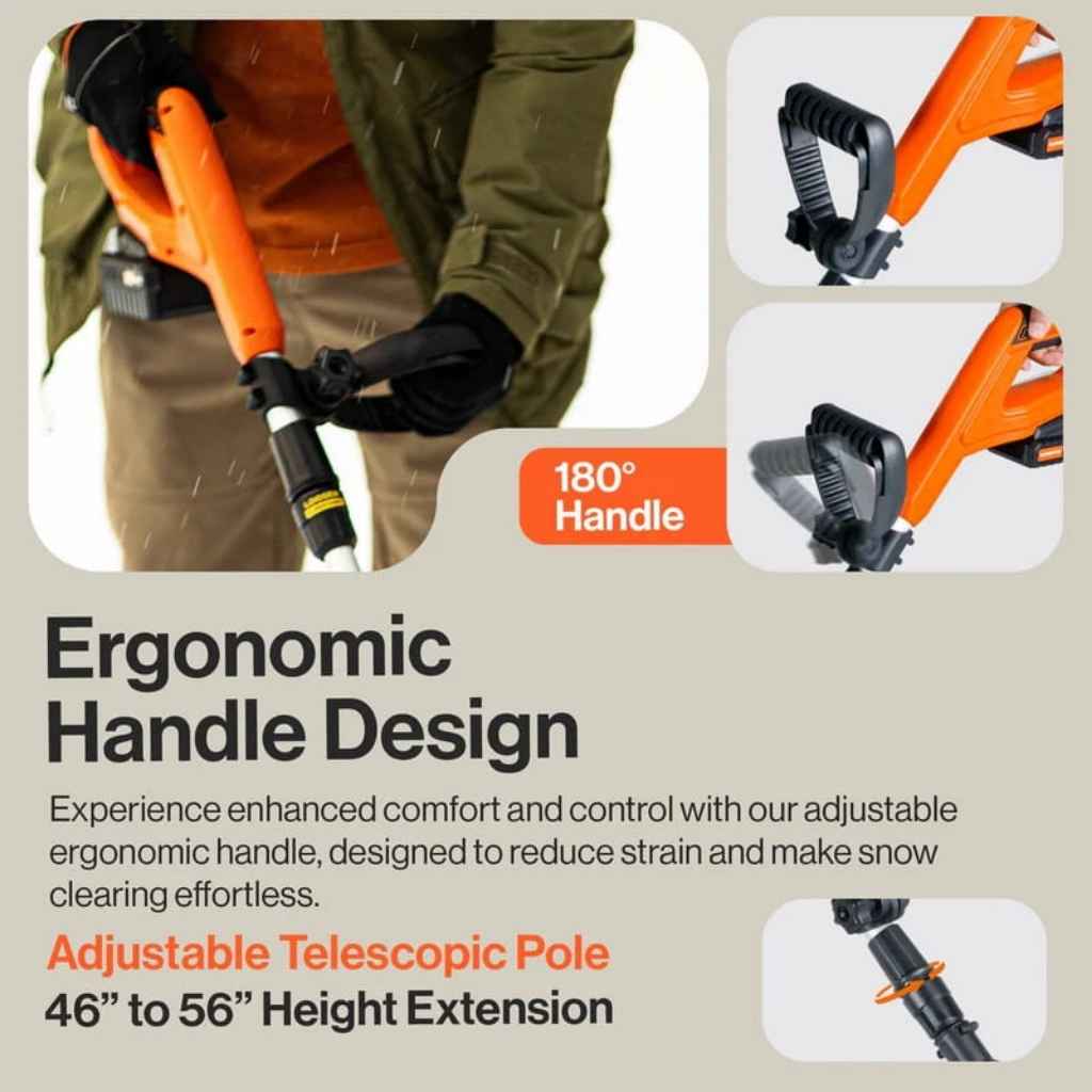 Super Handy Snow Thrower - 20v Battery