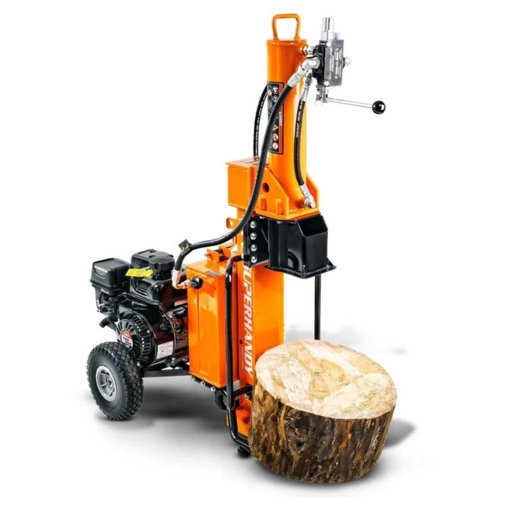 SuperHandy Portable 25 Ton Gas Log Splitter With 7hp Engine