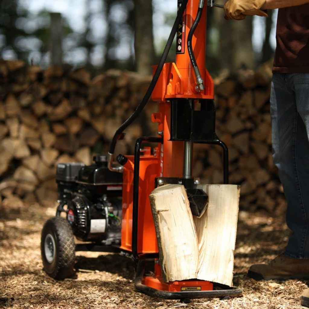 SuperHandy Portable 25 Ton Gas Log Splitter With 7hp Engine