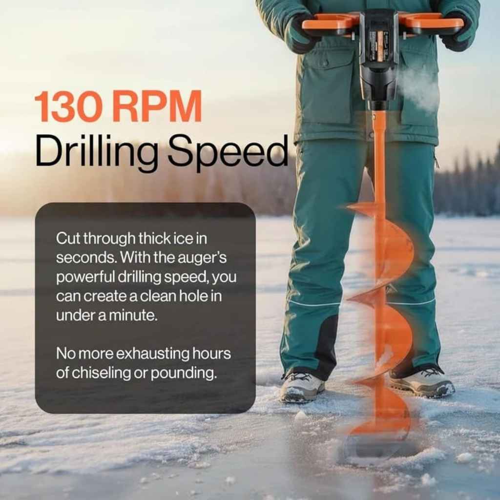 SuperHandy 48 v electric ice auger