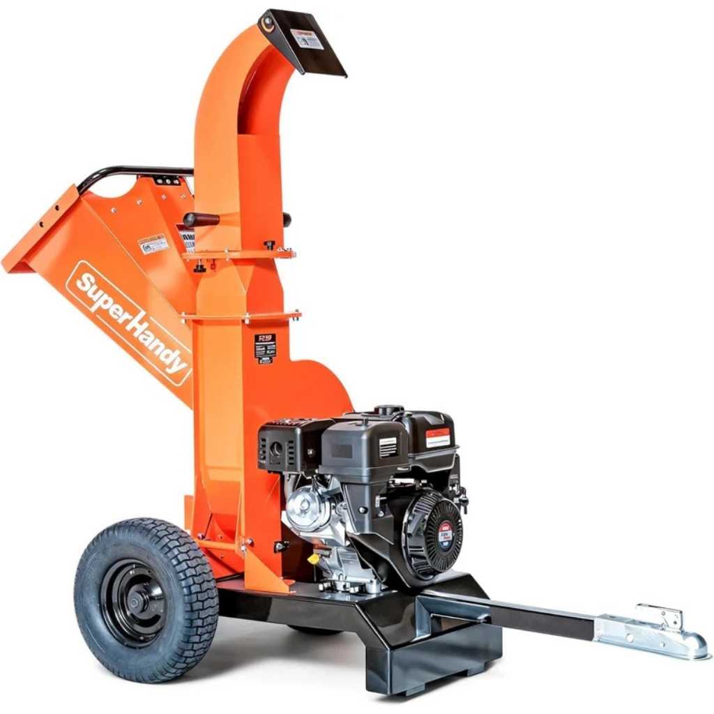 SuperHandy 4 in. Towable Wood Chipper