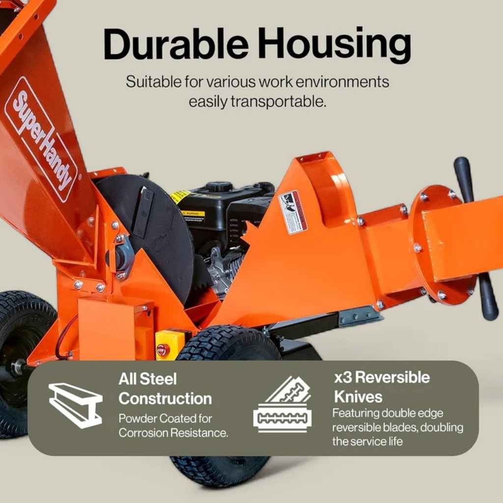 SuperHandy 4 in. Towable Wood Chipper