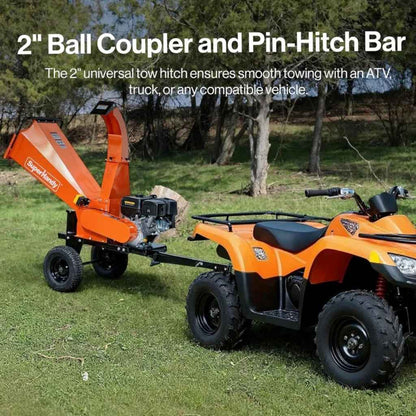 Super Handy 5 inch towable Wood Chipper