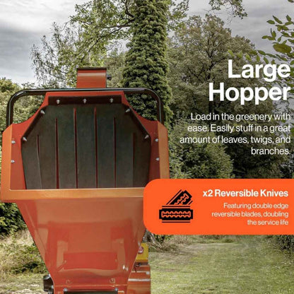 Super Handy 5 inch towable Wood Chipper