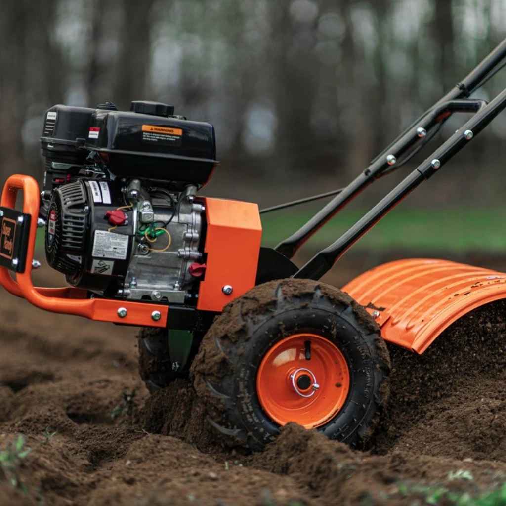 SuperHandy Rear Tine Tiller 7hp
